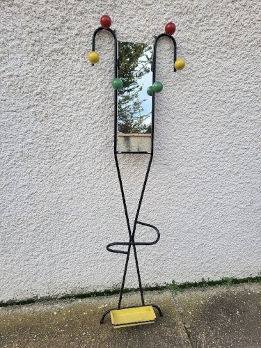 PORTE MANTEAUX VESTIAIRE ROGER FERRAND 1950