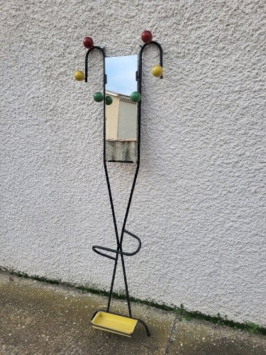 PORTE MANTEAUX VESTIAIRE ROGER FERRAND 1950