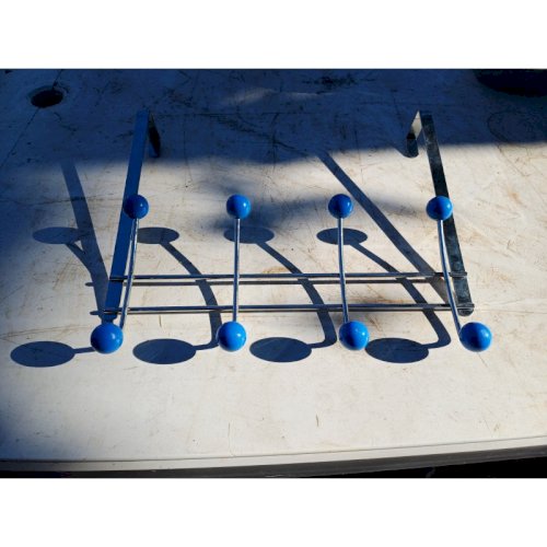 Porte manteaux Vintage Métal Chromé et Plastic dur