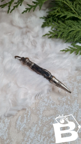 Porte-mine ancien en métal argenté avec une langouste rétractable années30