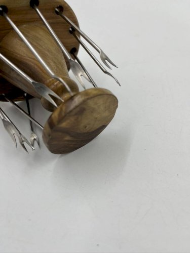 Porte mini fourchettes en bois