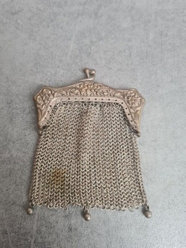 PORTE MONNAIE A MAILLE ANCIEN
