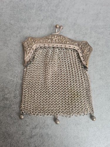 PORTE MONNAIE A MAILLE ANCIEN