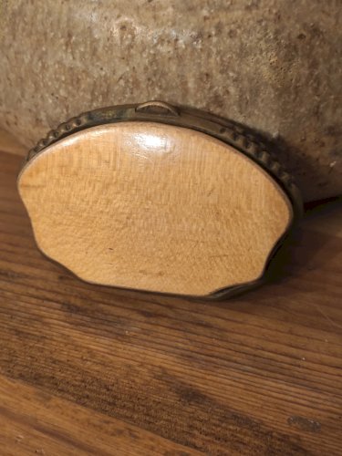 Porte-Monnaie en Bois Verni - Souvenir de Palavas-Les-Flots - Années 20/30