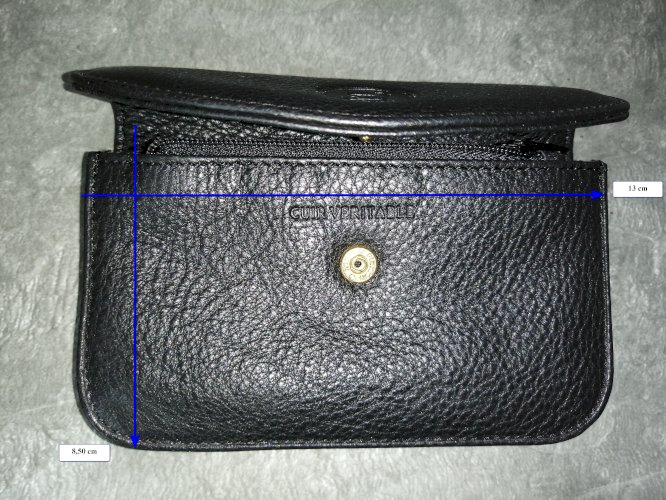 Porte monnaie femme en cuir véritable