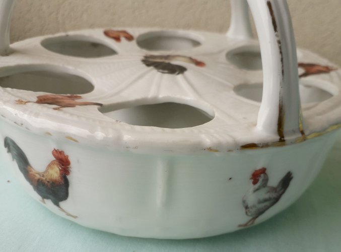Porte-œuf porcelaine