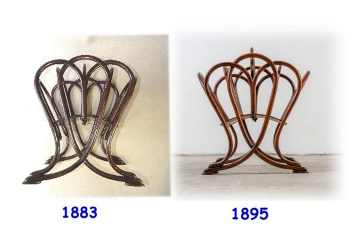 Porte-partitions Thonet 1885 - teinte palissandre- Notenstander