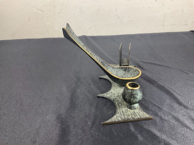 PORTE PIPE BRONZE WALTER BOSSE SET FUMEUR