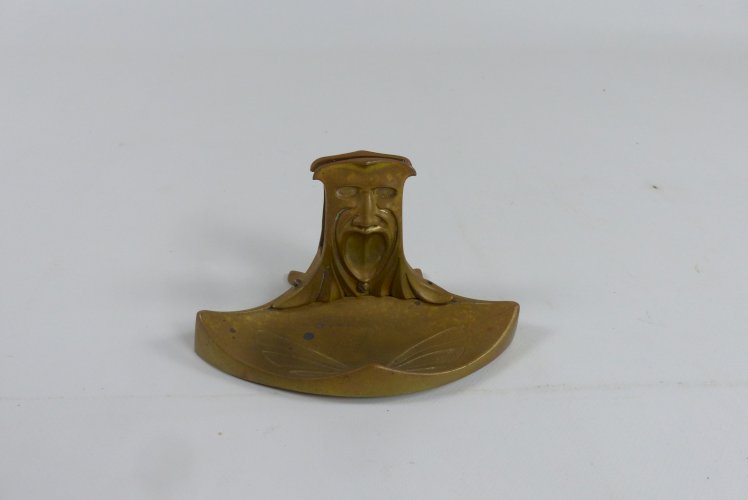 Porte-plume en bronze, art nouveau