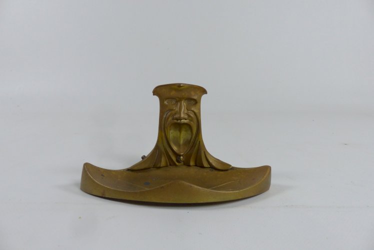 Porte-plume en bronze, art nouveau
