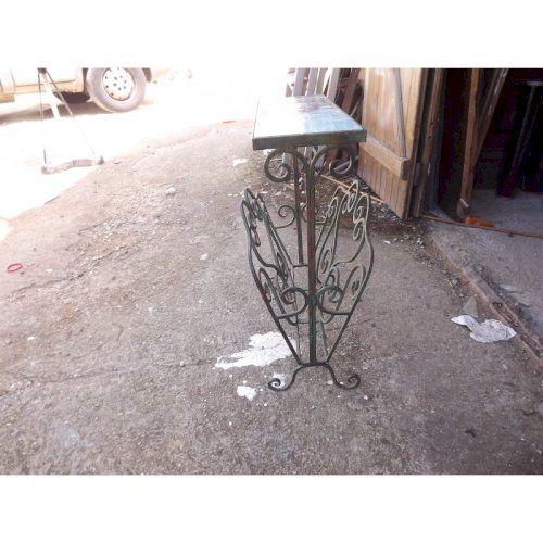 Porte Revue Fer Forgé , Carreaux Faience Vallauris