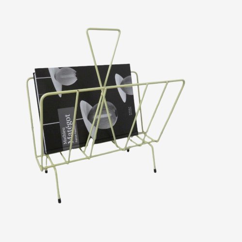 PORTE REVUE JAUNE PALE ANNEES 50 60 VINTAGE