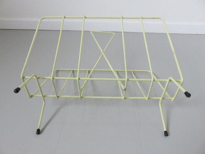 PORTE REVUE JAUNE PALE ANNEES 50 60 VINTAGE