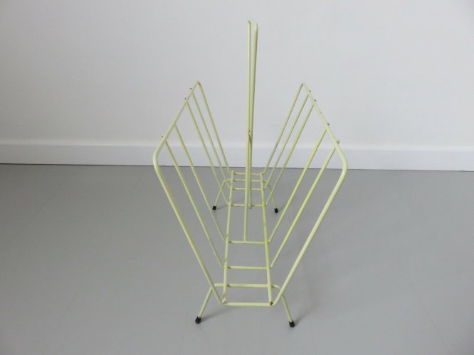 PORTE REVUE JAUNE PALE ANNEES 50 60 VINTAGE