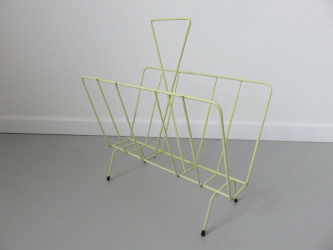 PORTE REVUE JAUNE PALE ANNEES 50 60 VINTAGE