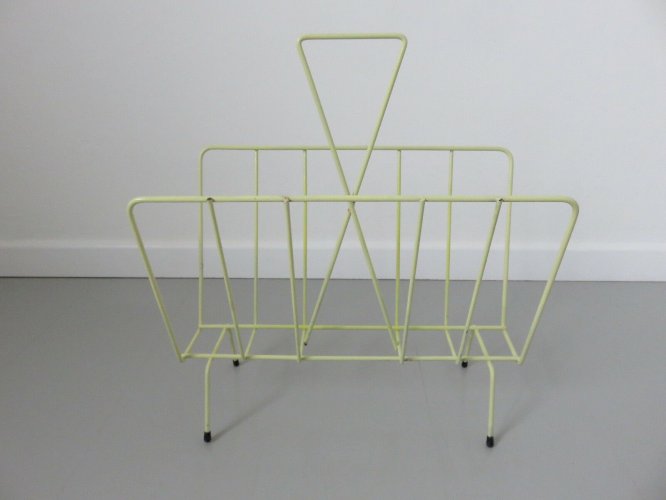 PORTE REVUE JAUNE PALE ANNEES 50 60 VINTAGE