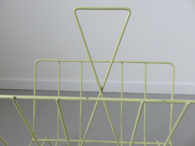PORTE REVUE JAUNE PALE ANNEES 50 60 VINTAGE