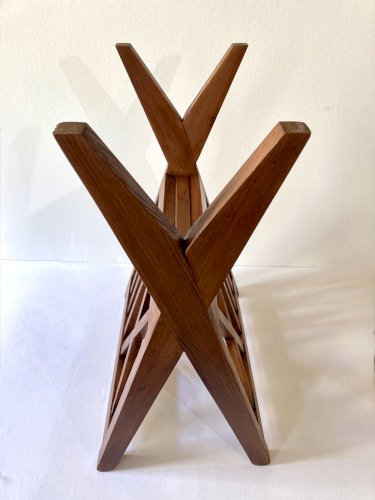 Porte-revues en bois, années 1950