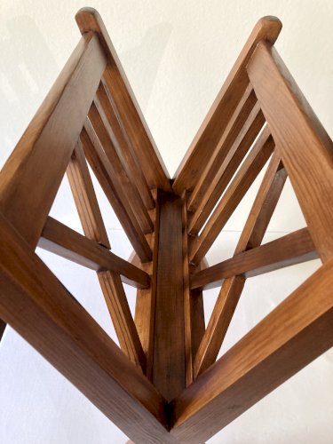 Porte-revues en bois, années 1950