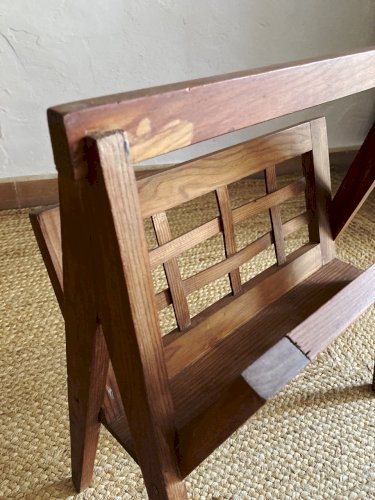 Porte-revues en bois, style scandinave