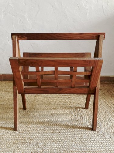 Porte-revues en bois, style scandinave