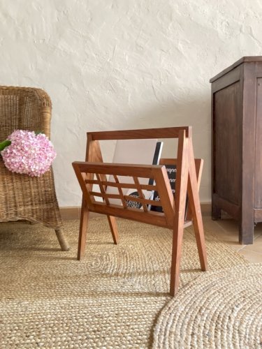 Porte-revues en bois, style scandinave