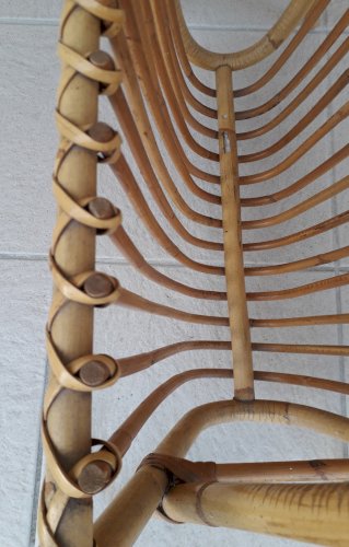 Porte-revues en rotin