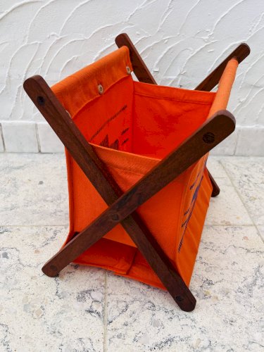 Porte-revues en tissus vintage