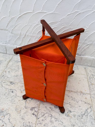 Porte-revues en tissus vintage