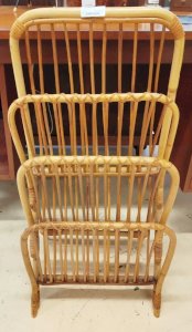 PORTE-REVUES ROTIN 3 Niveaux Journal Meuble Ameublement Mobilier 7MAG 12/03