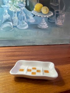 Antique soap dish Givors France