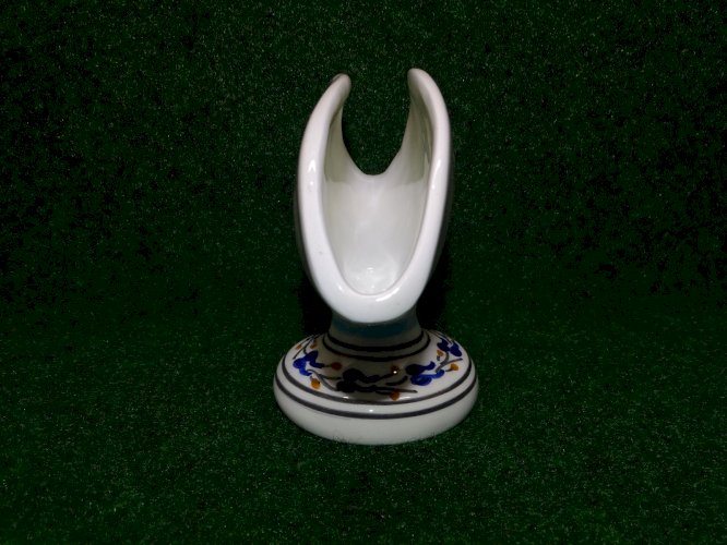 -PORTE SERVIETTE DE TABLE CERAMIQUE HAND MADE PAINTED IN GREECE  Décor BATEAU  D