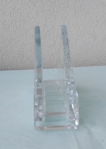 Porte-serviette en cristal de Bohême