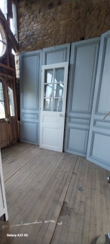 Porte vitrée XIX ème 