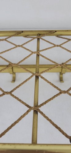 Portemanteau en aluminium doré 1960