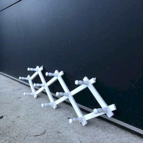 Portemanteau mural extensible