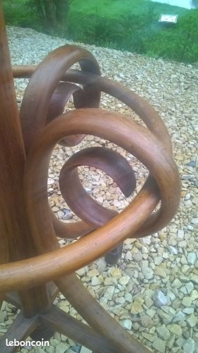 Portemanteau perroquet bistrot attribué à Thonet