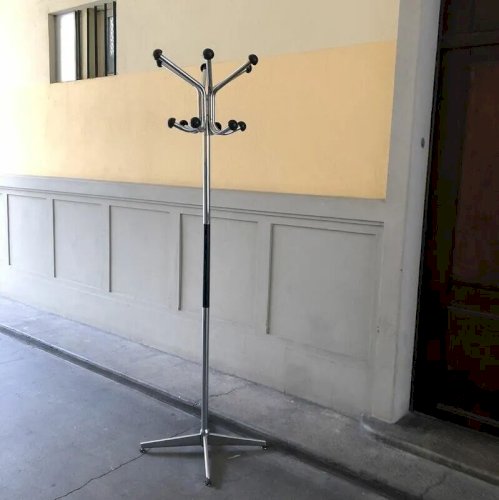 Portemanteau perroquet métal vintage