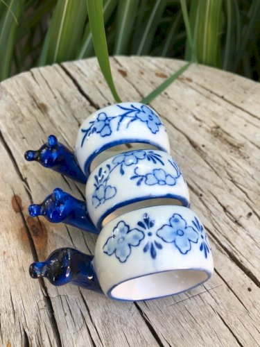 Portes couteaux vintage en forme d escargots