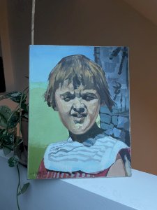 Portrait de jeune fille 