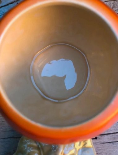 Pot à confiture vintage en Barbotine