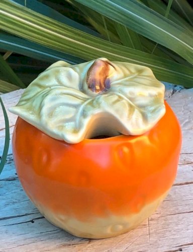 Pot à confiture vintage en Barbotine