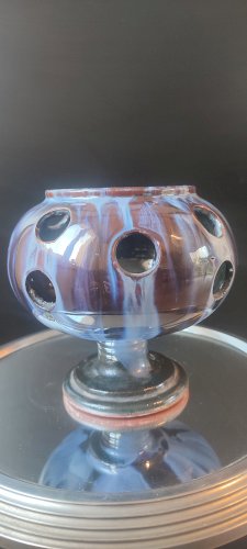 Pot à crocus vintage en céramique