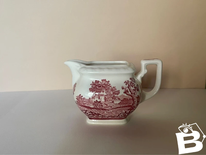 Pot à lait / Crémier vintage Villeroy & Boch Rusticana rouge