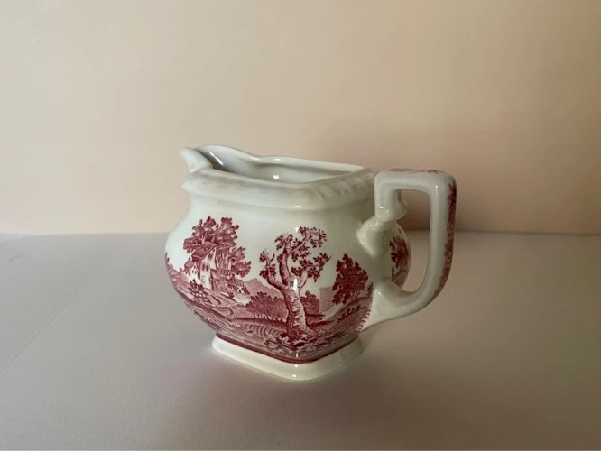 Pot à lait / Crémier vintage Villeroy & Boch Rusticana rouge