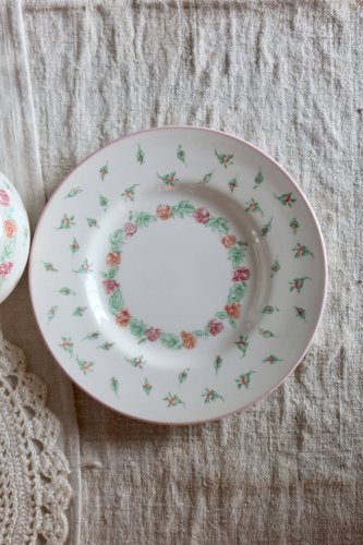 Pot à lait vintage en porcelaine anglaise Laura Ashley - Motif Rosebud