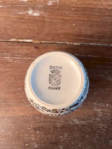 Pot à moutarde Digoin Sarreguemines