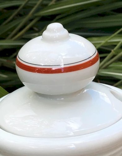 Pot à Olives vintage en porcelaine d Auteuil