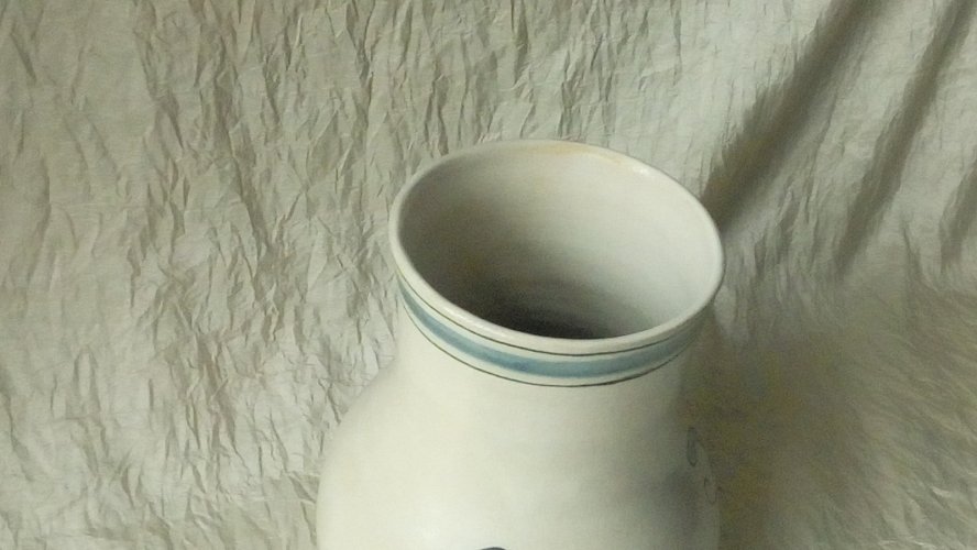 POT A PHARMACIE APOTHICAIRE EN CERAMIQUE KERALUC QUIMPER 20 EME** N°2