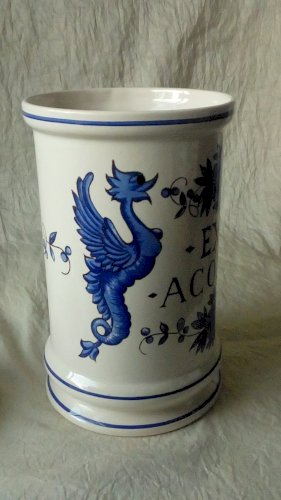 POT A PHARMACIE APOTHICAIRE EN FAIENCE ST CLEMENT FRANCE "EXT-ACONIT-*
